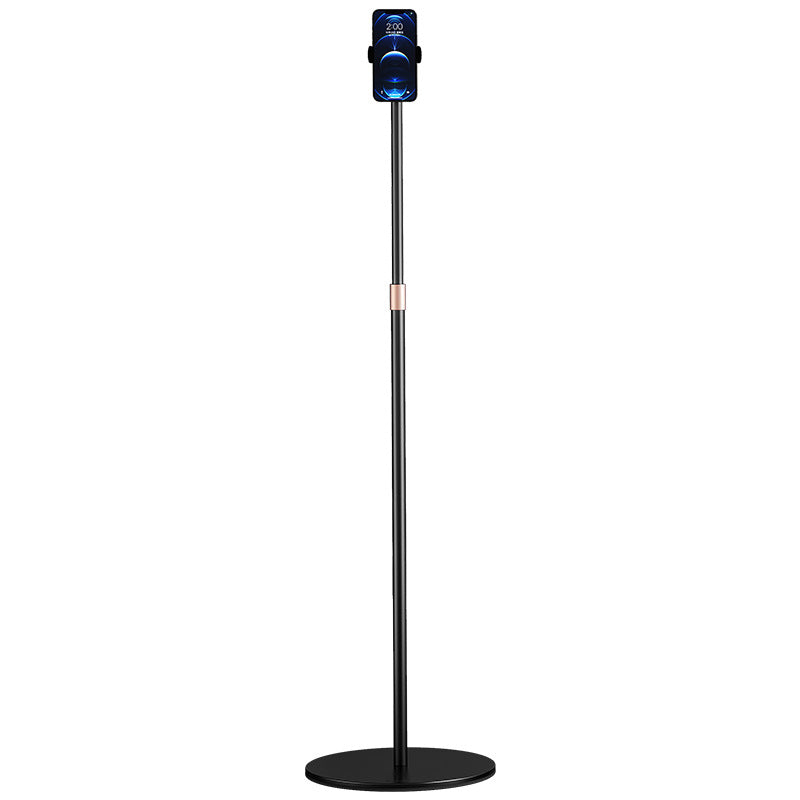 B08 160cm Height Free Lifting Floor Bracket Telescopic Phone Holder Stand for Live Broadcast Single Clip B08 160cm Height Free Lifting Floor Bracket Telescopic Phone Holder Stand for Live Broadcast Single Clip